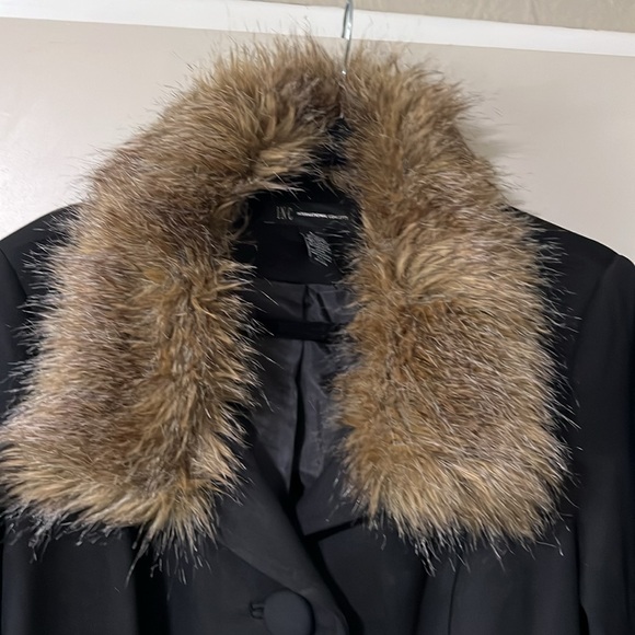 INC jacket. Size Large. Fur is removable - Picture 2 of 5